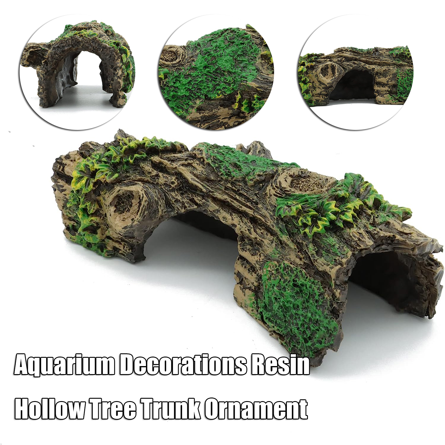 Marine Aquarium For Sale - Aquarium Hollow Tree Tunnel Cave Ornament