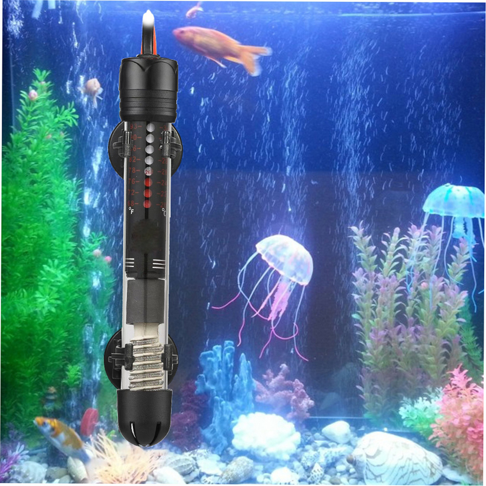 Marine Aquarium Heater - Submersible Heater Heating Rod for Aquarium
