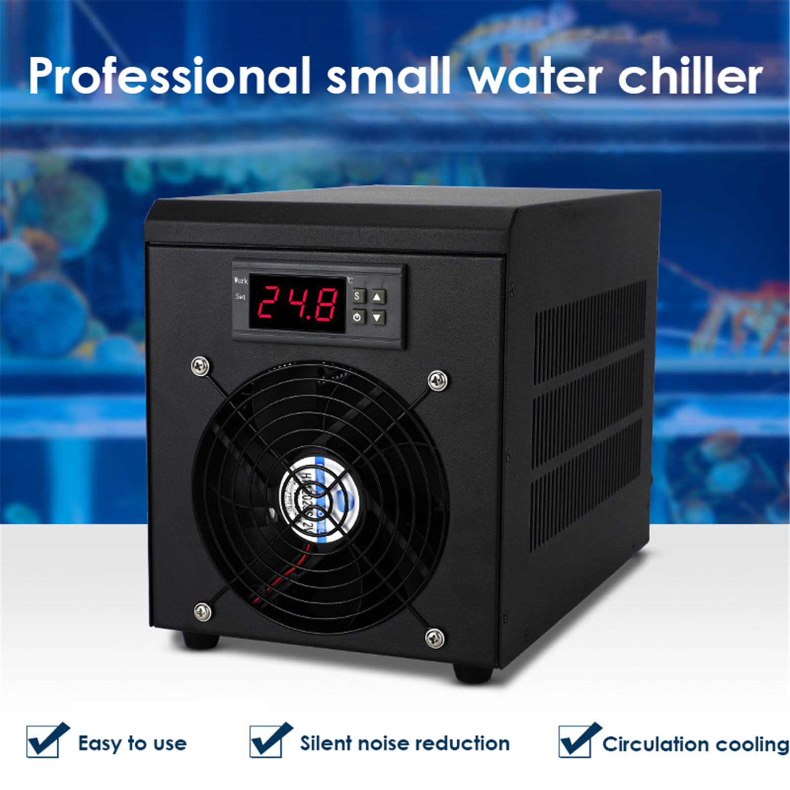 180W Aquarium Water Chiller 55 - Marine Aquarium Heater ulasan dan harga