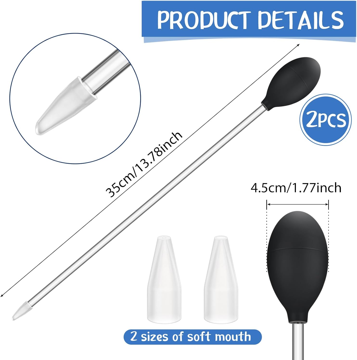 2 Sets Long Pipette for Fish T - Marine Aquarium Youtube ulasan dan harga