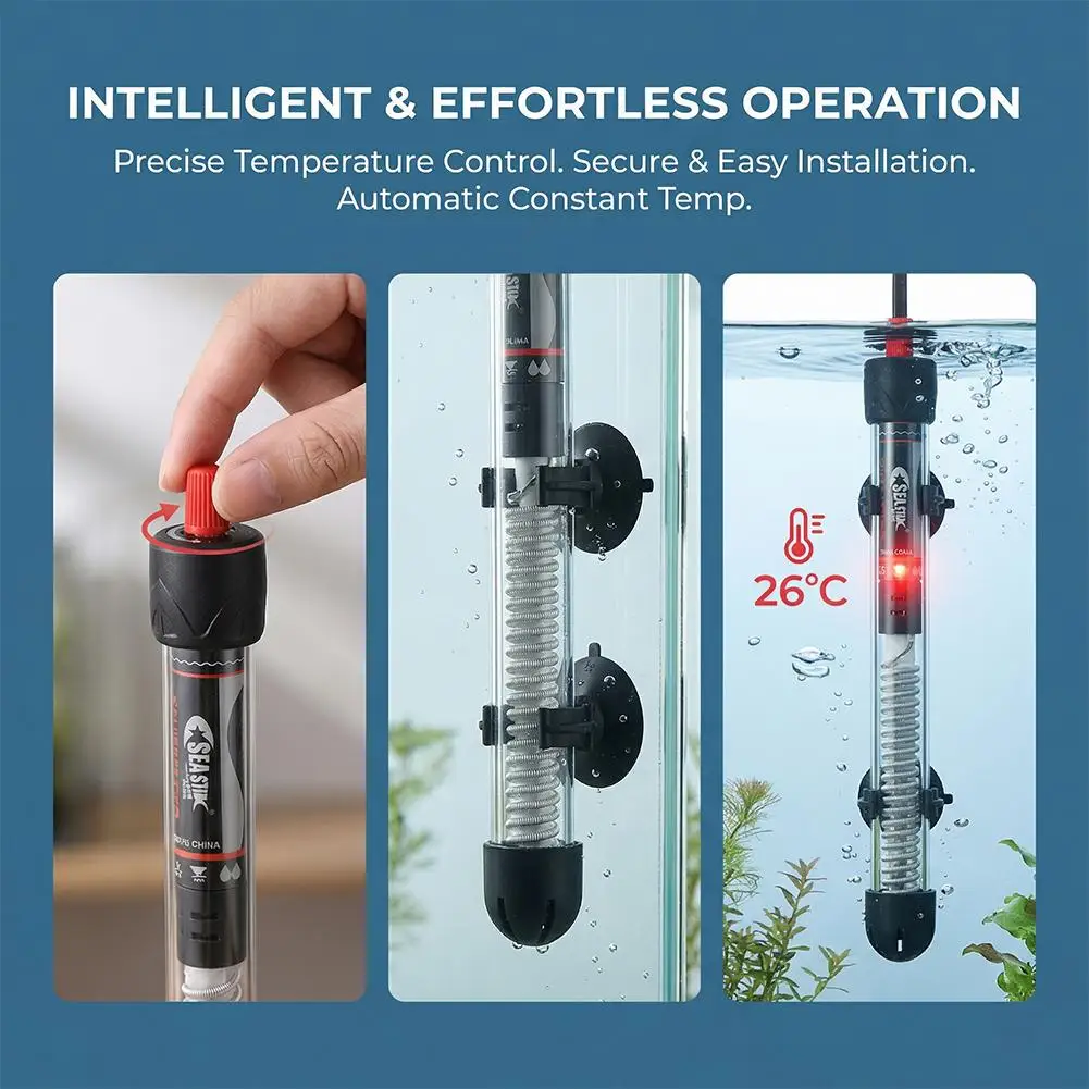 Adjustable Aquarium Heater 25W - Marine Aquarium Heater ulasan dan harga