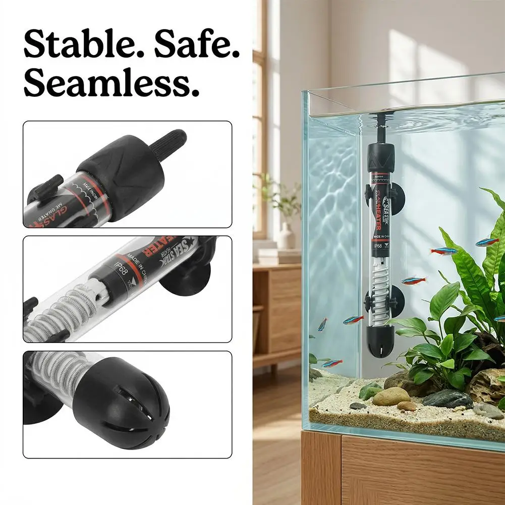 Adjustable Aquarium Heater 25W - Marine Aquarium Heater ulasan dan harga