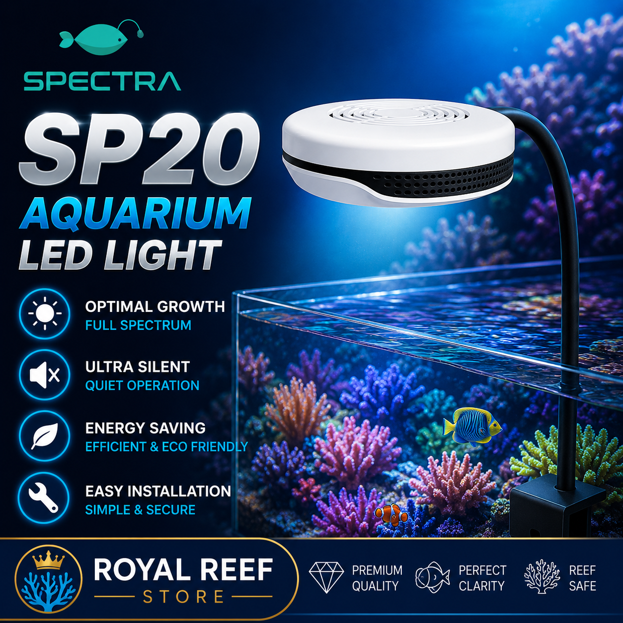 Spectra SP20 110-240V 20W Fres - Aquarium Marine Fishes ulasan dan harga