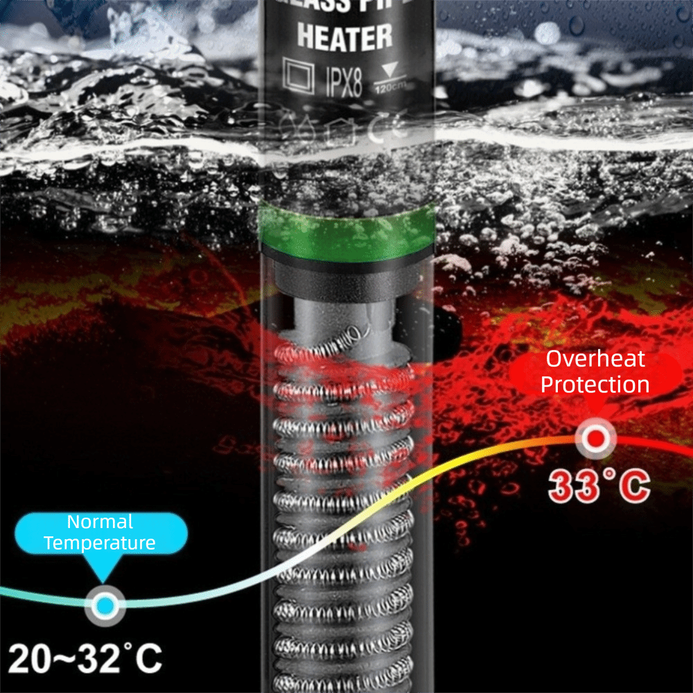 25W-300W Aquarium Submersible  - Marine Aquarium Heater ulasan dan harga