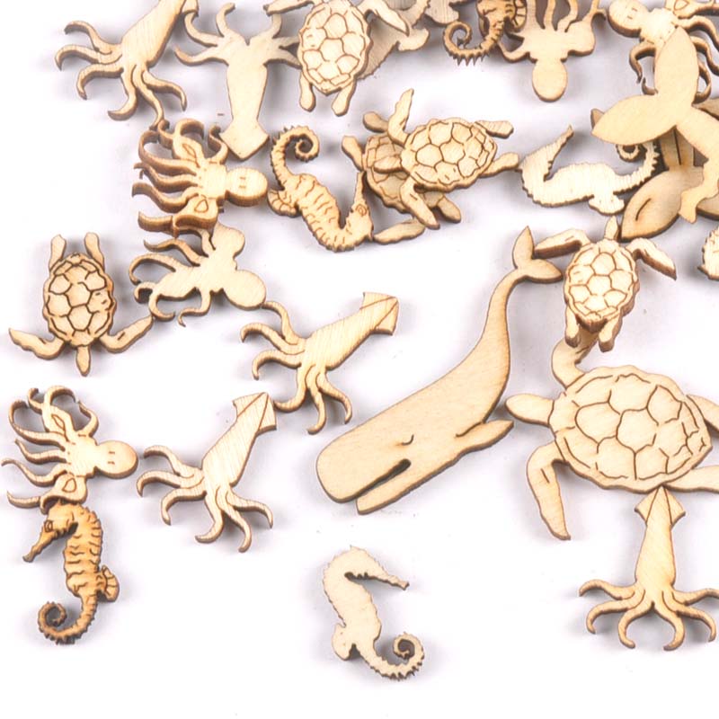 20Pcs 25-40mm Sea Turtle/horse - Marine Aquarium Decorations ulasan dan harga