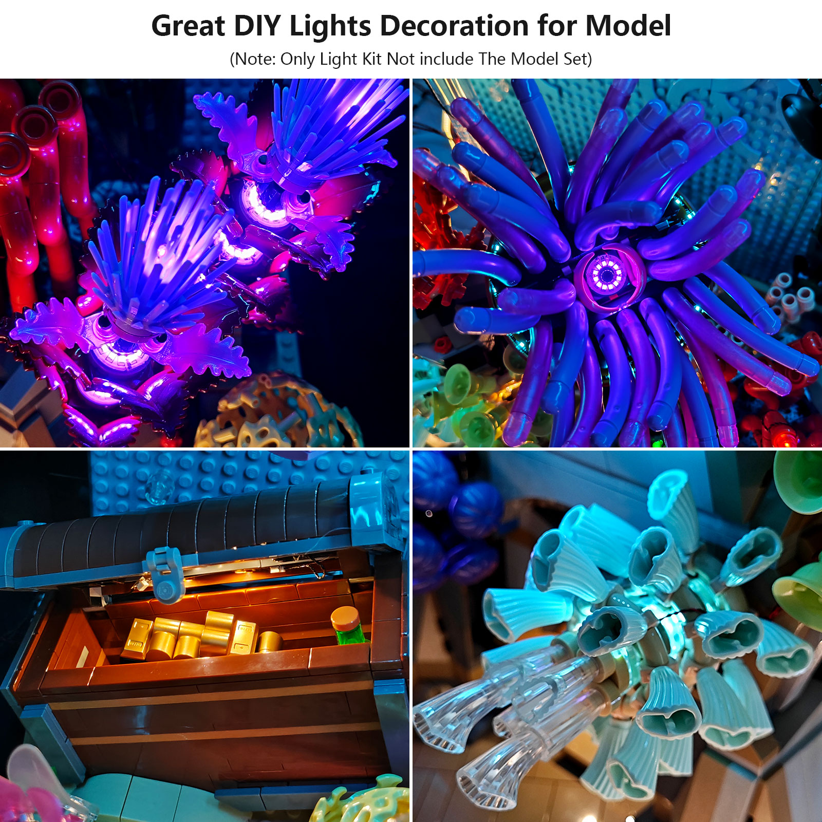 LYBMTWF LED Lighting Kit Compa - Marine Aquarium Lamp ulasan dan harga