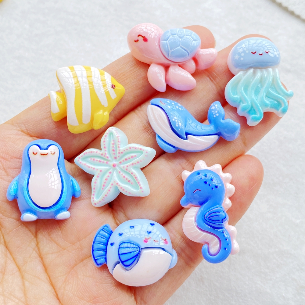 10pcs Colorful Resin Cartoon P - Marine Aquarium Decorations ulasan dan harga