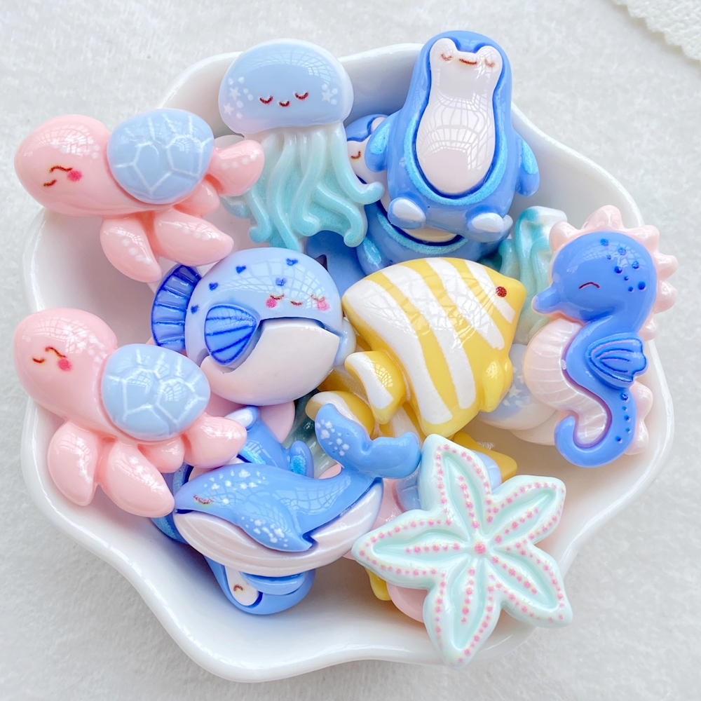 10pcs Colorful Resin Cartoon P - Marine Aquarium Decorations ulasan dan harga