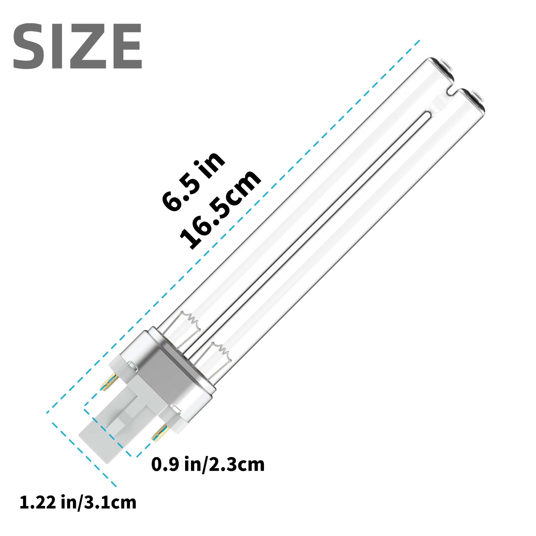 UV Light Bulb 2 x 9w G23 UV la - Marine Aquarium Uv Filter ulasan dan harga