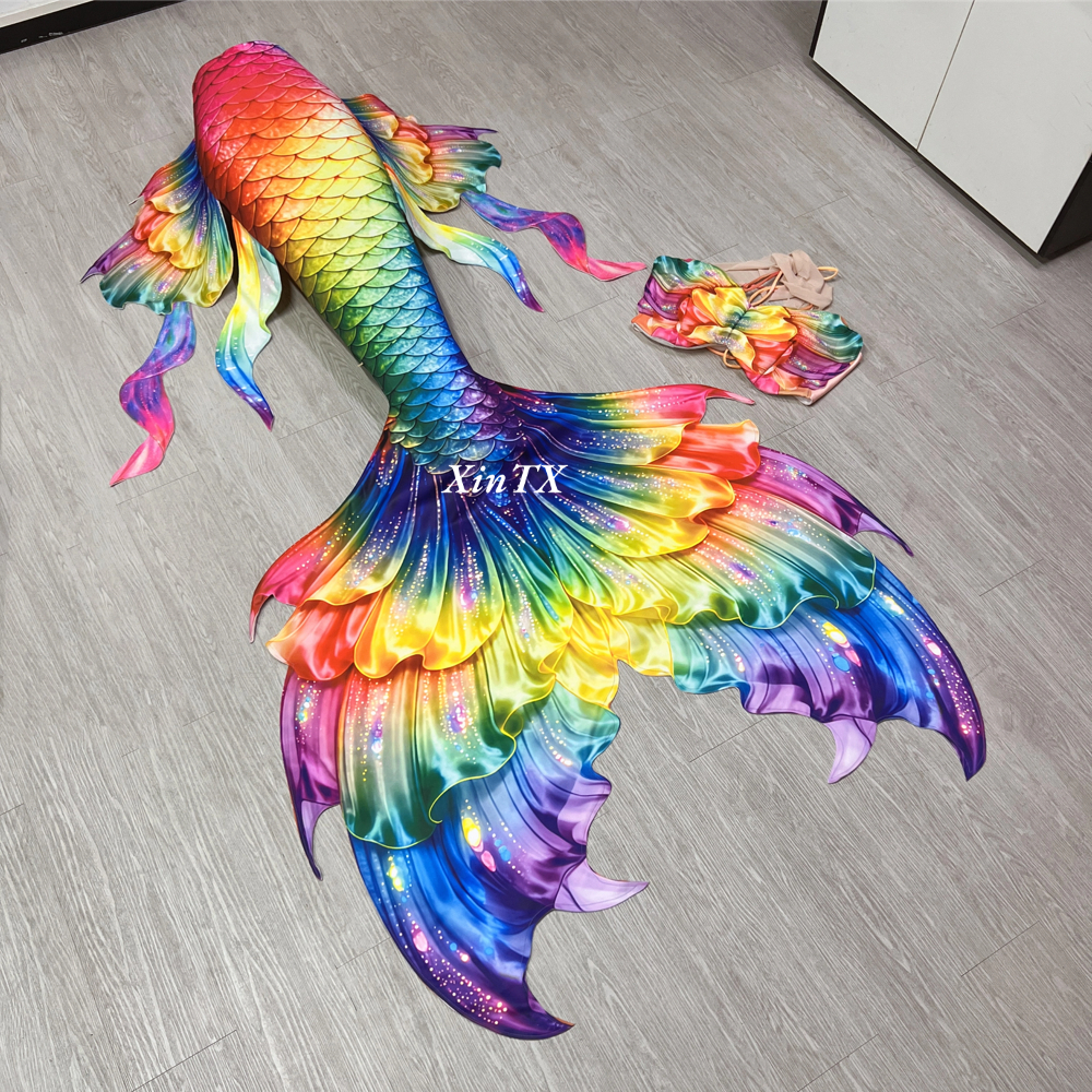 Mermaid tail rainbow-colored l - Aquarium & Marine Museum ulasan dan harga