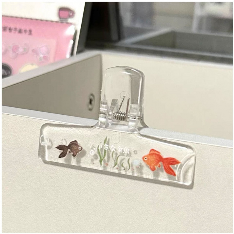 1PC Transparent Acrylic Goldfi - Marine Aquarium Decorations ulasan dan harga