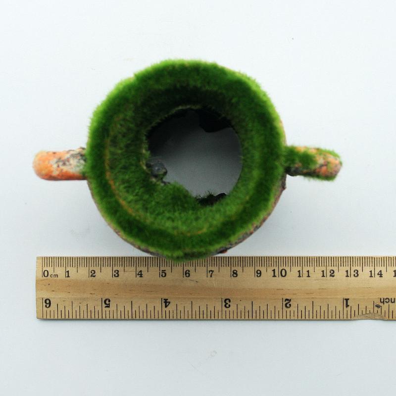1pc Resin Vase with Moss Aquar - Aquarium Innovative Marine ulasan dan harga