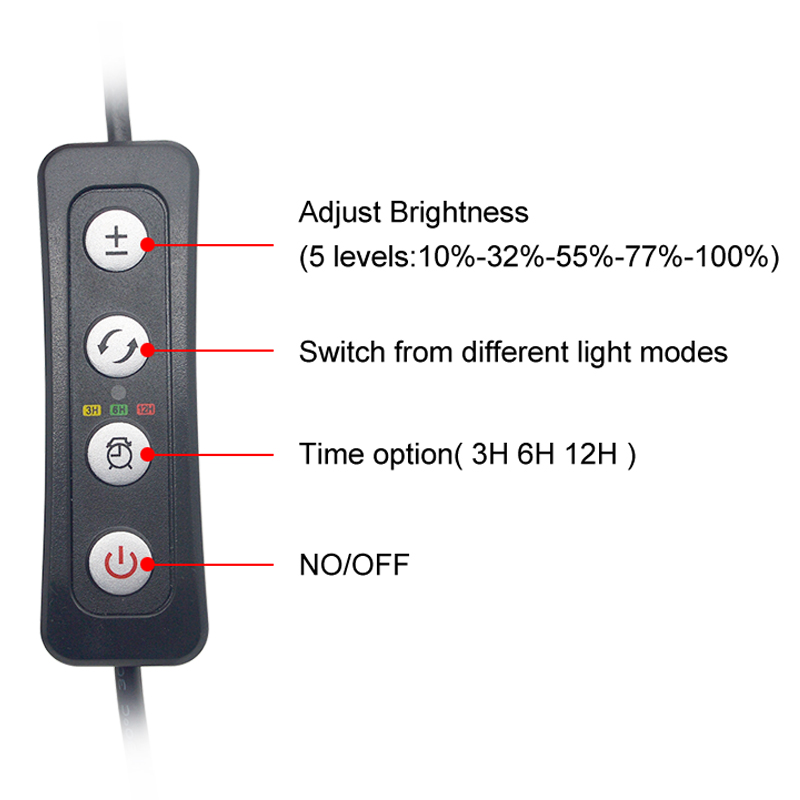 Aquarium LED Light for 16-64CM - Marine Aquarium Lamp ulasan dan harga