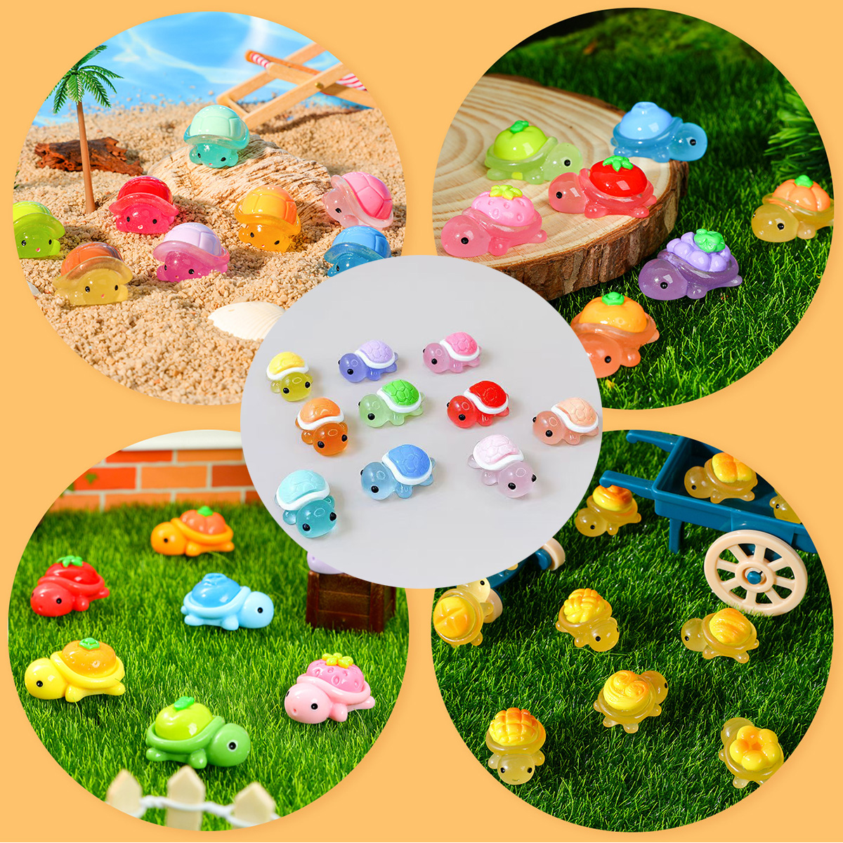 Mini Ocean Resin Turtle Animal - Aquarium Marine ulasan dan harga
