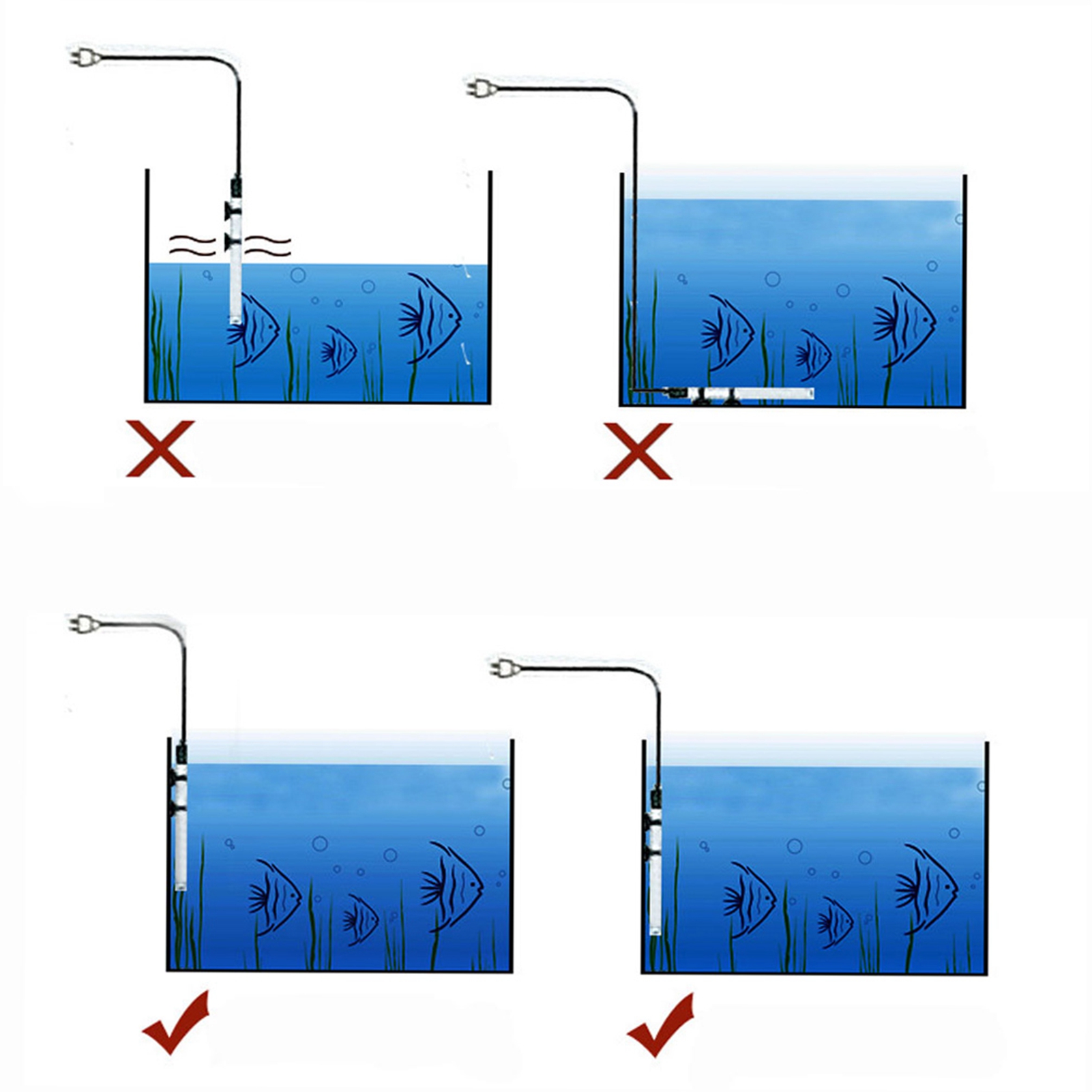 Submersible Heater Heating Rod - Marine Aquarium Heater ulasan dan harga