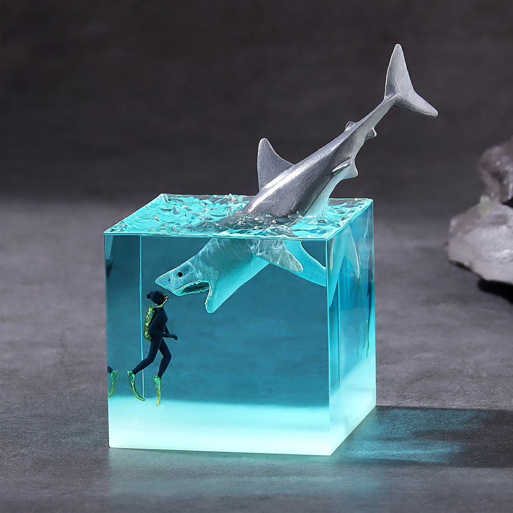 Micro Landscape Whale Diver Mo - Marine Aquarium Decorations ulasan dan harga
