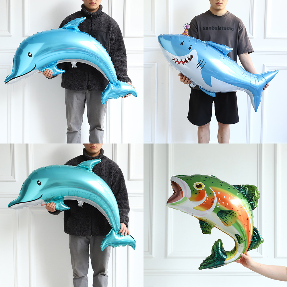 Ocean Animal Balloon Set Dolph - Marine Aquarium Decorations ulasan dan harga