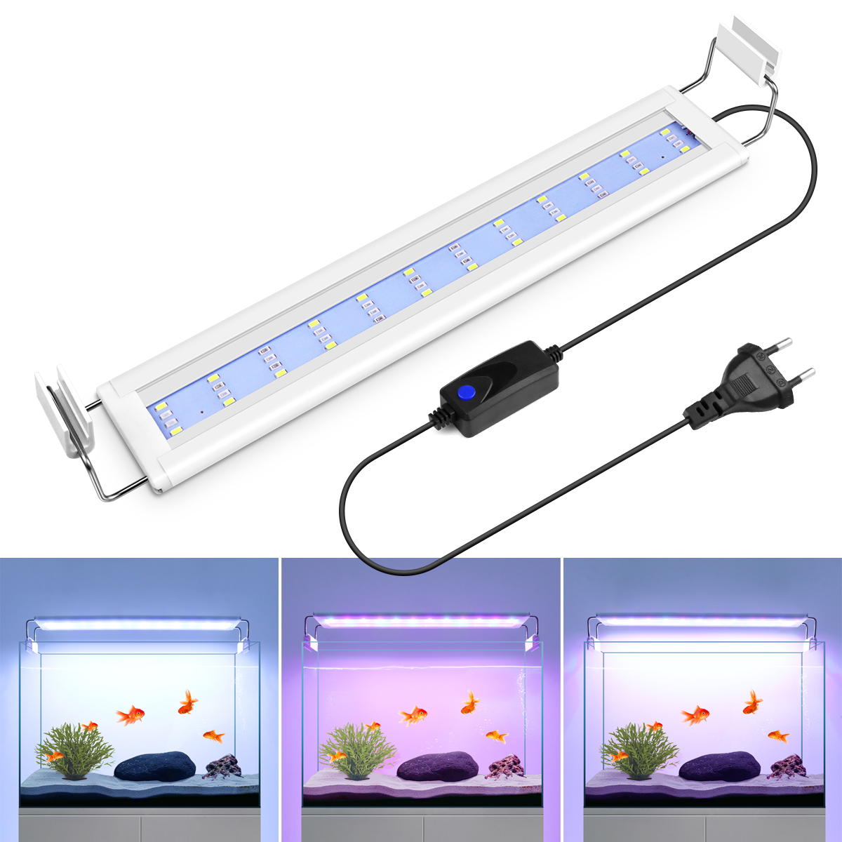Super Slim LED Aquarium Light  - Marine Aquarium Lamp ulasan dan harga