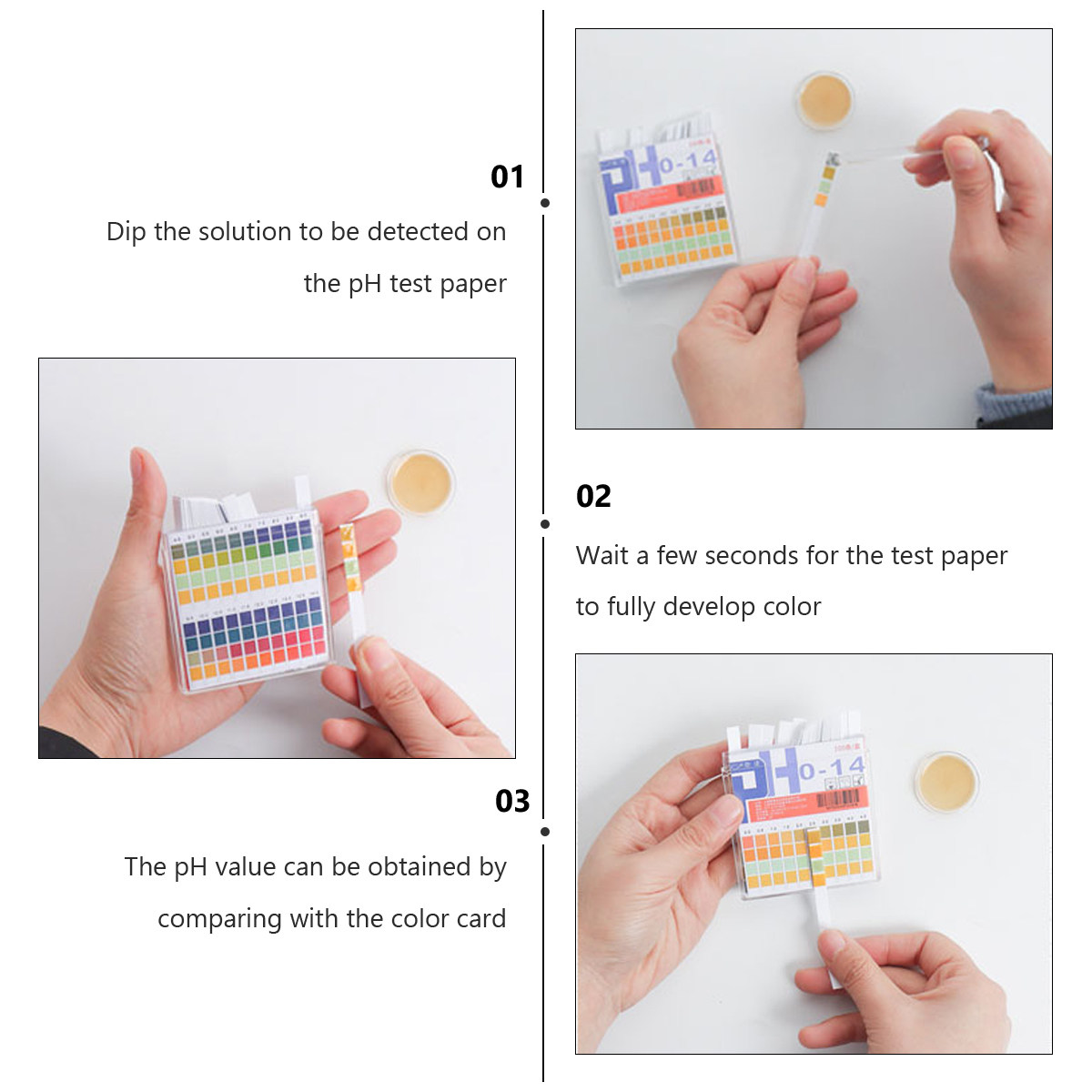 100pcs Paper Test Strips For W - Aquarium & Marine Museum ulasan dan harga