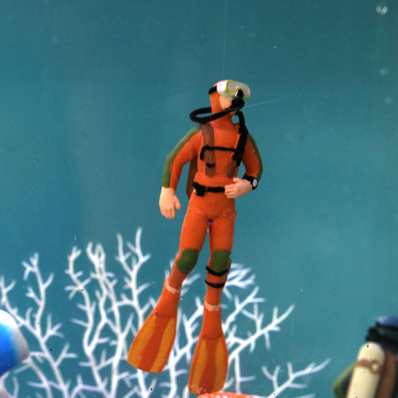 Aquarium Diver Decoration Floa - Aquarium Innovative Marine ulasan dan harga