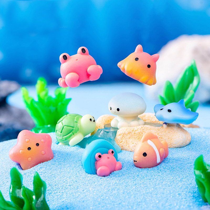 Marine Animals Figurine Dolphi - Aquarium Marine Fishes ulasan dan harga