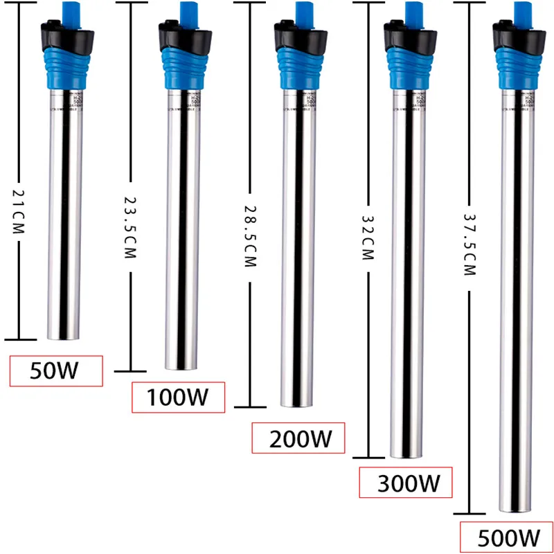 50W/100W/200W/300W/500W Submer - Marine Aquarium Heater ulasan dan harga