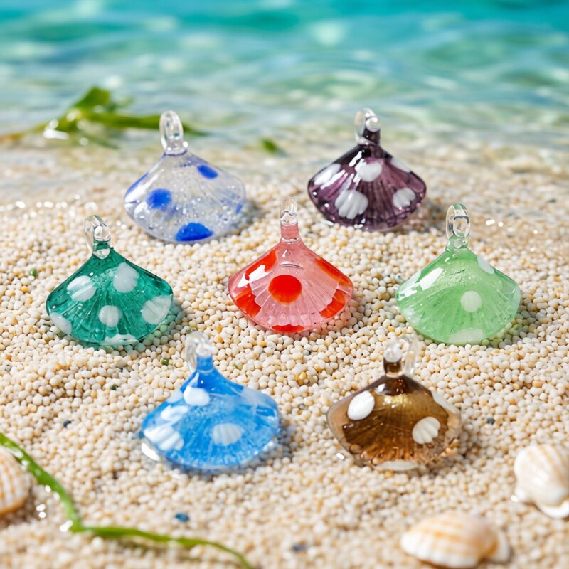 Colorful Mini Sea Shell Charm  - Aquarium Innovative Marine ulasan dan harga