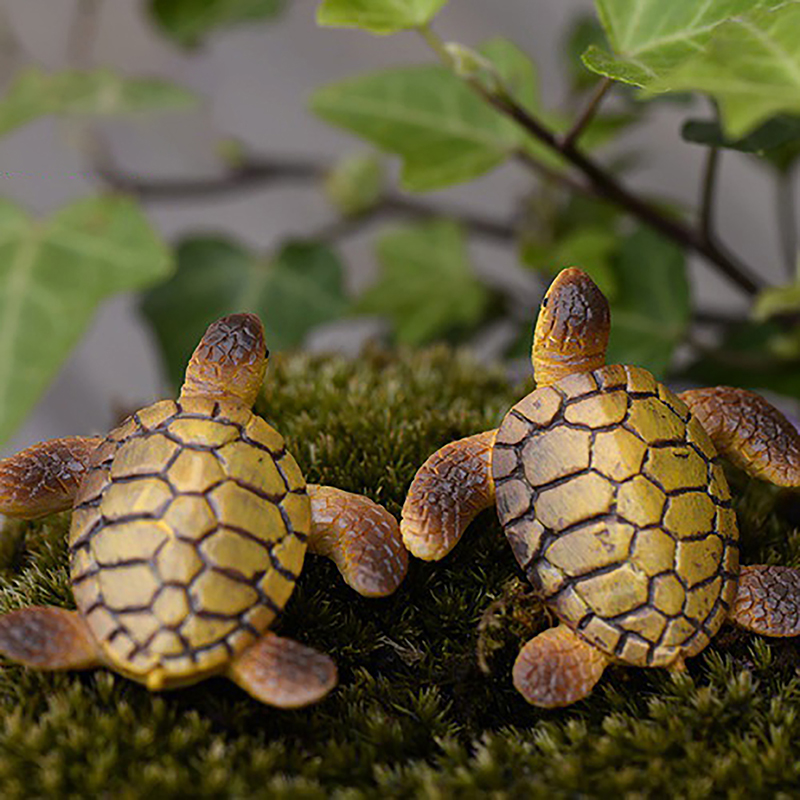 1PC Mini Sea Turtle Model Resi - Marine Aquarium For Sale ulasan dan harga