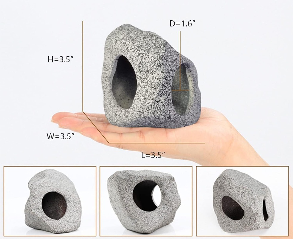 Fish Tank Cave Stone Landscapi - Aquarium Innovative Marine ulasan dan harga