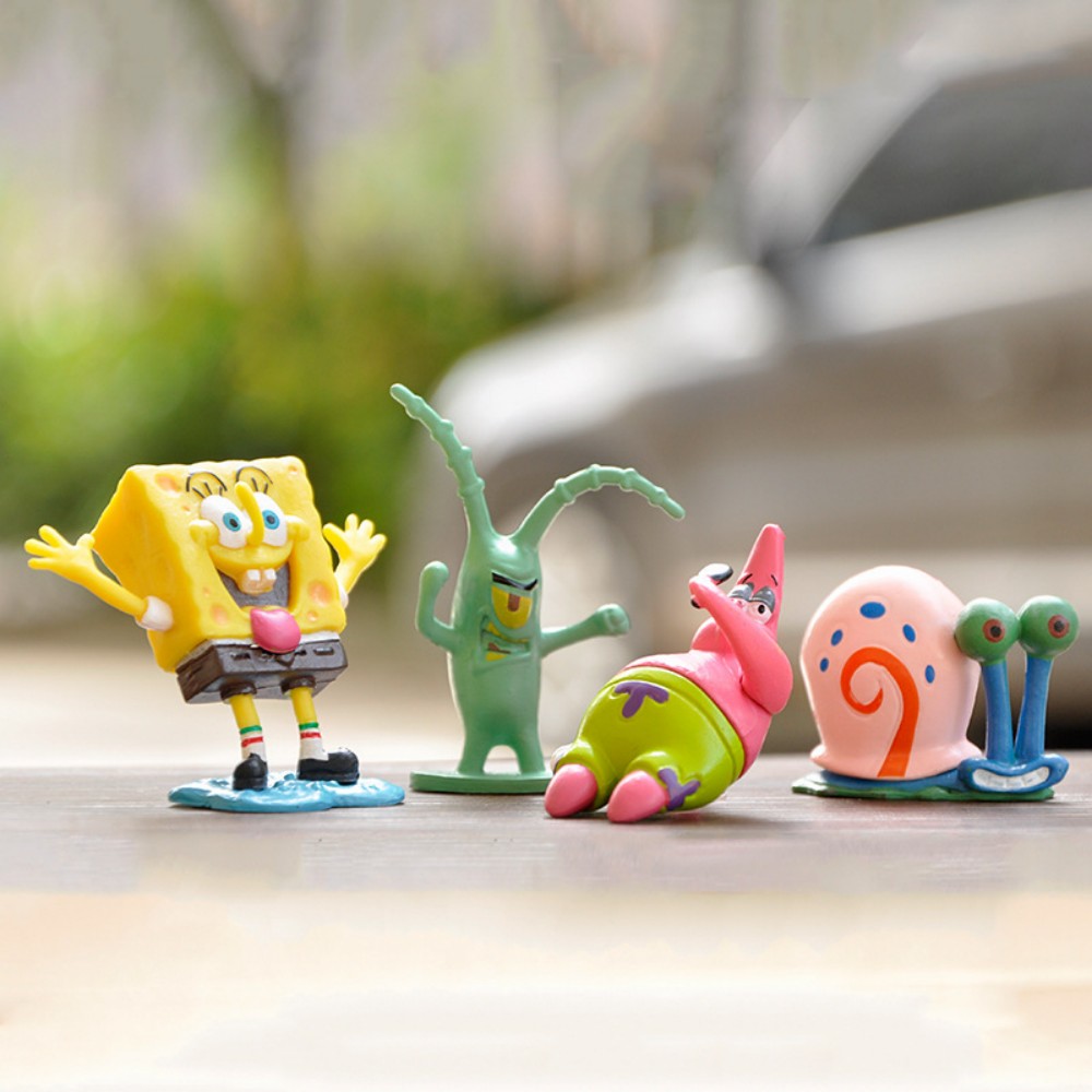 @**Spongebob Set Action Figure - Marine Aquarium For Sale ulasan dan harga