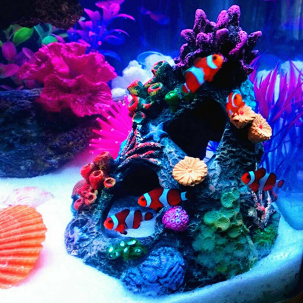 Aquarium Decorations Coral Roc - Marine Aquarium Live Sand ulasan dan harga