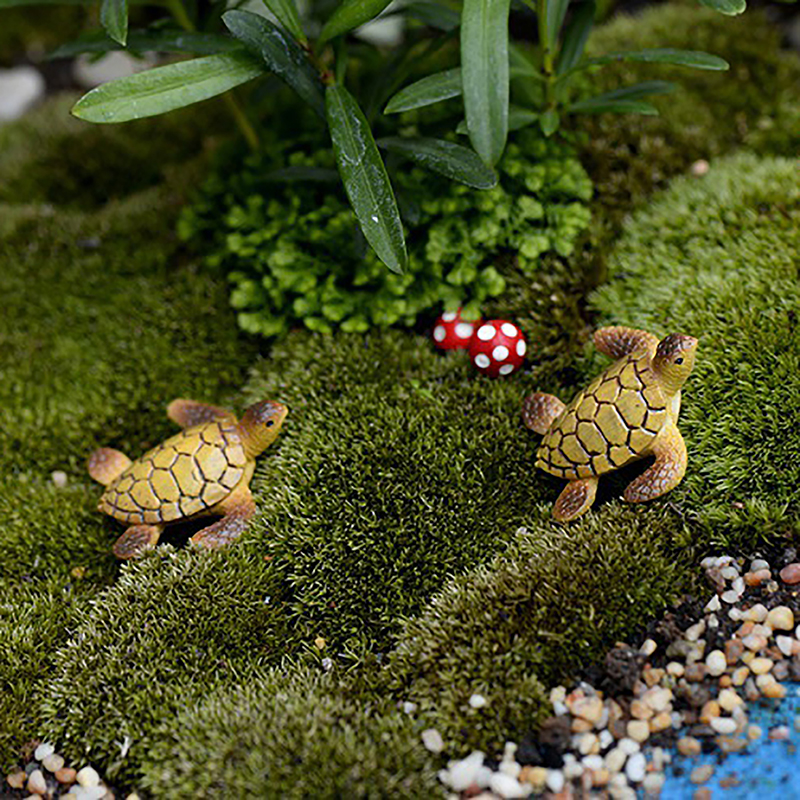 1pc Mini Sea Turtle Model Resi - Marine Aquarium For Sale ulasan dan harga